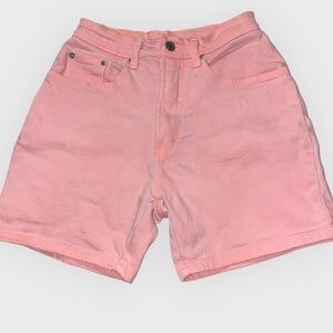 Vintage Bright Pink Jordache High-Waisted Shorts